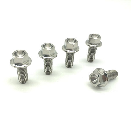 Titanium Flanged Hex Head Bolt